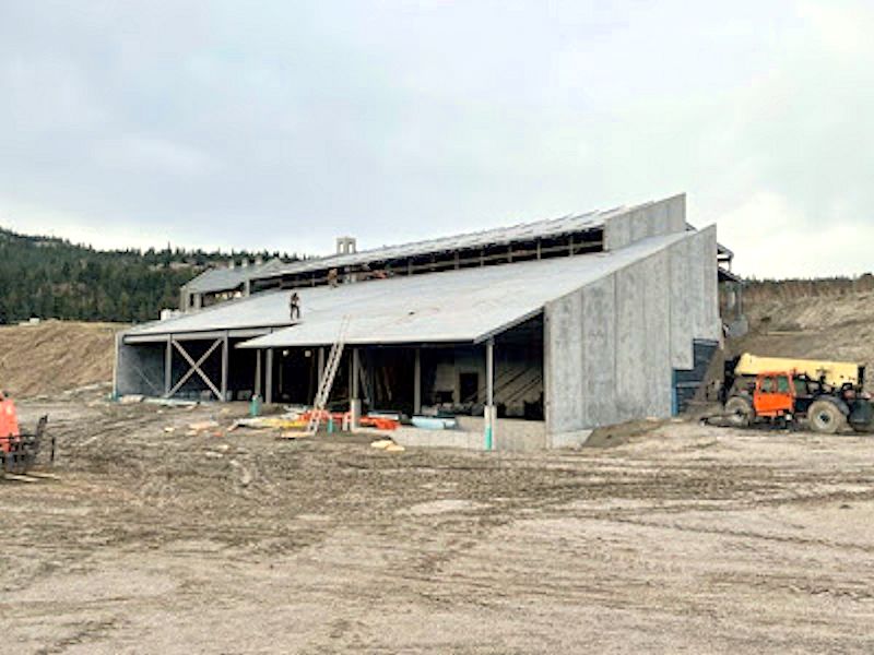 Monte Creek Ranch winery 2012 construction